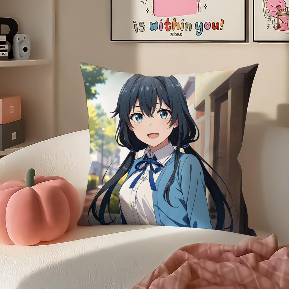YYukinoshita YYukino Cushion Cover Pillowcase Short Plush Invisible zipper Room Sofa Cushion Cover