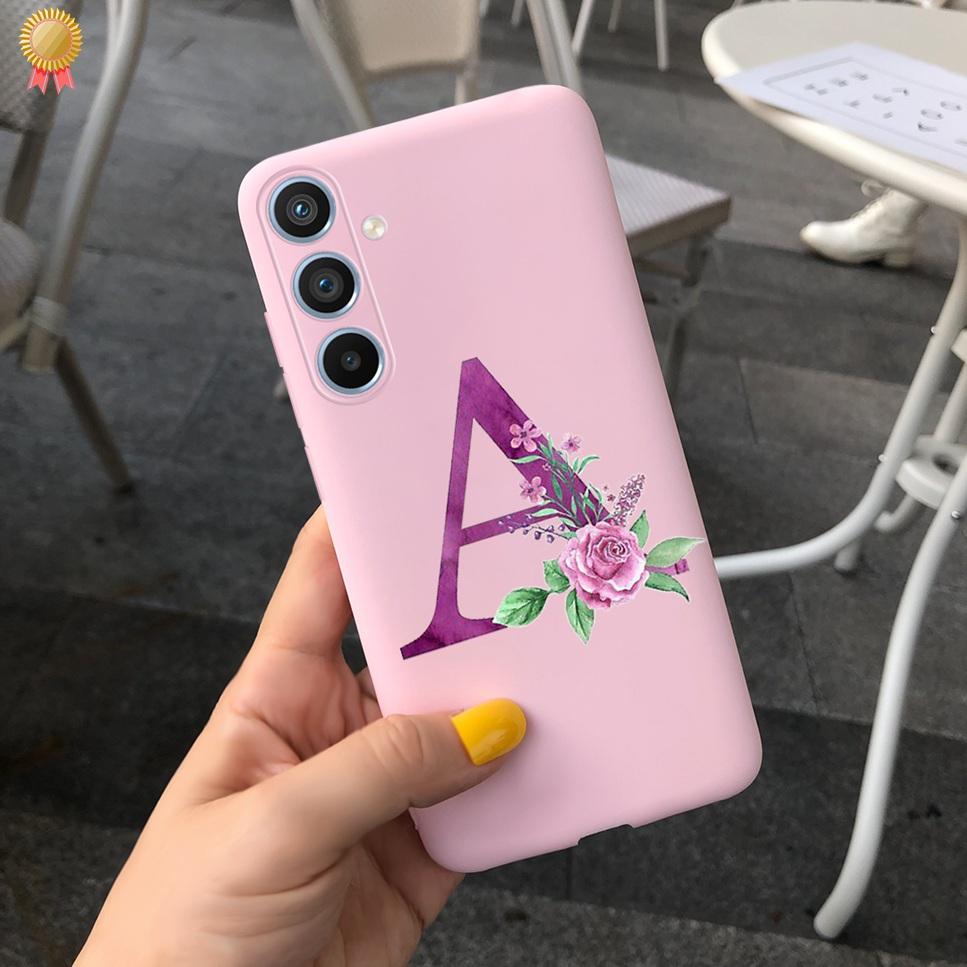 For Samsung Galaxy A54 A 54 5G Case Candy Pink Women Shockproof Soft TPU Silicone Back Cover For Samsung A54 A546V Phone Case