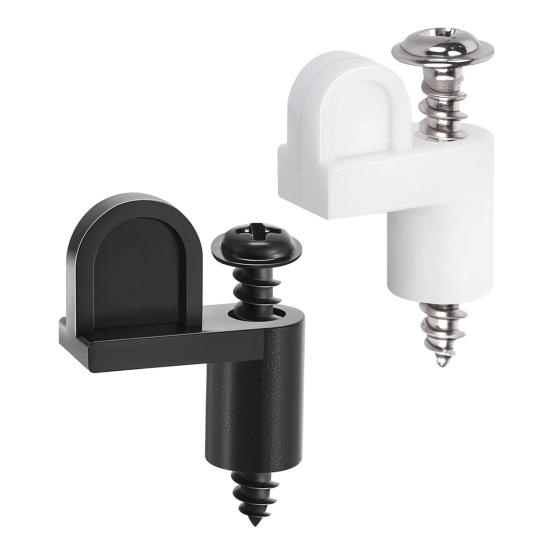 12/24/48Pcs Window Screen Clip with Screws Fastens Winter Window Screens Storm Windows Storm Panels Screen Door Offset Window Clips