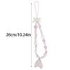 Aesthetic Phone Wrist Strap Beaded Phone Lanyard Bracelet Keychain Phone String Phone Charms Phone Decoration Accessory