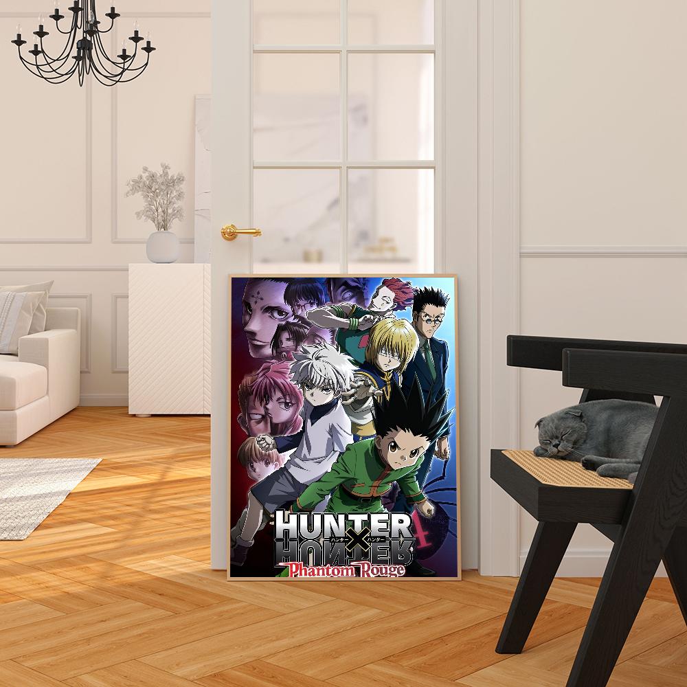 Anime Hunter X Hunter Classic Movie Posters Fancy Wall Sticker for Living Room Bar Decoration Room Wall Decor