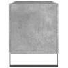 Record Cabinet Concrete Grey 74.5 x 38 x 48 cm Engineered Wood