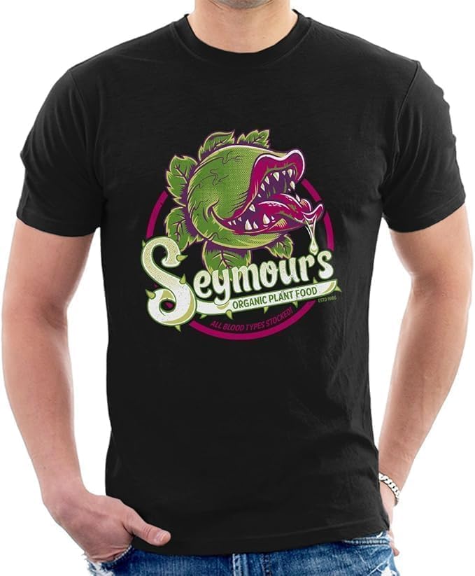 Little Shop of Horrors Seymour s Plant Food Men s T-Shirt 4XL чёрный