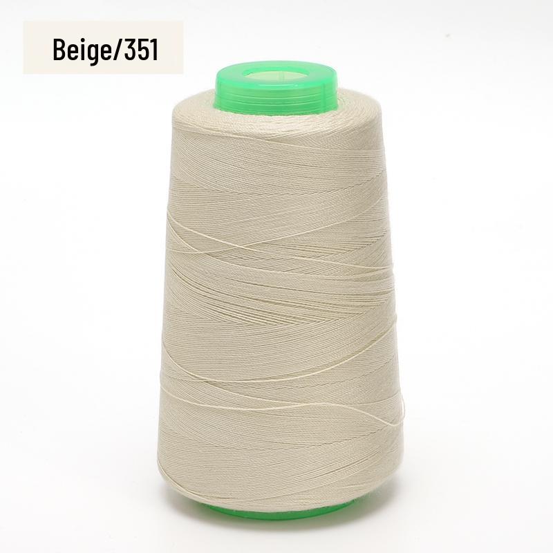 Household Sewing Thread - Large Spool, 202 Colors, Medium Thick Polyester for Sewing Machines, Black & White