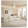 Remote-Control Ceiling Fan Light with Variable Frequency Wooden Blades for Living, Dining, and Bedroom