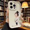 Chibi Girl Messy Bun Soft TPU Shockproof Case For Xiaomi Redmi Note 15 14 13 12 11 Pro Anti-Fall Protective Back Cover