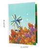Paper Crafted 3D Greeting Card Foldable 3D Greeting Card Flower Sea Card Floral Greeting Card for Mother's Day