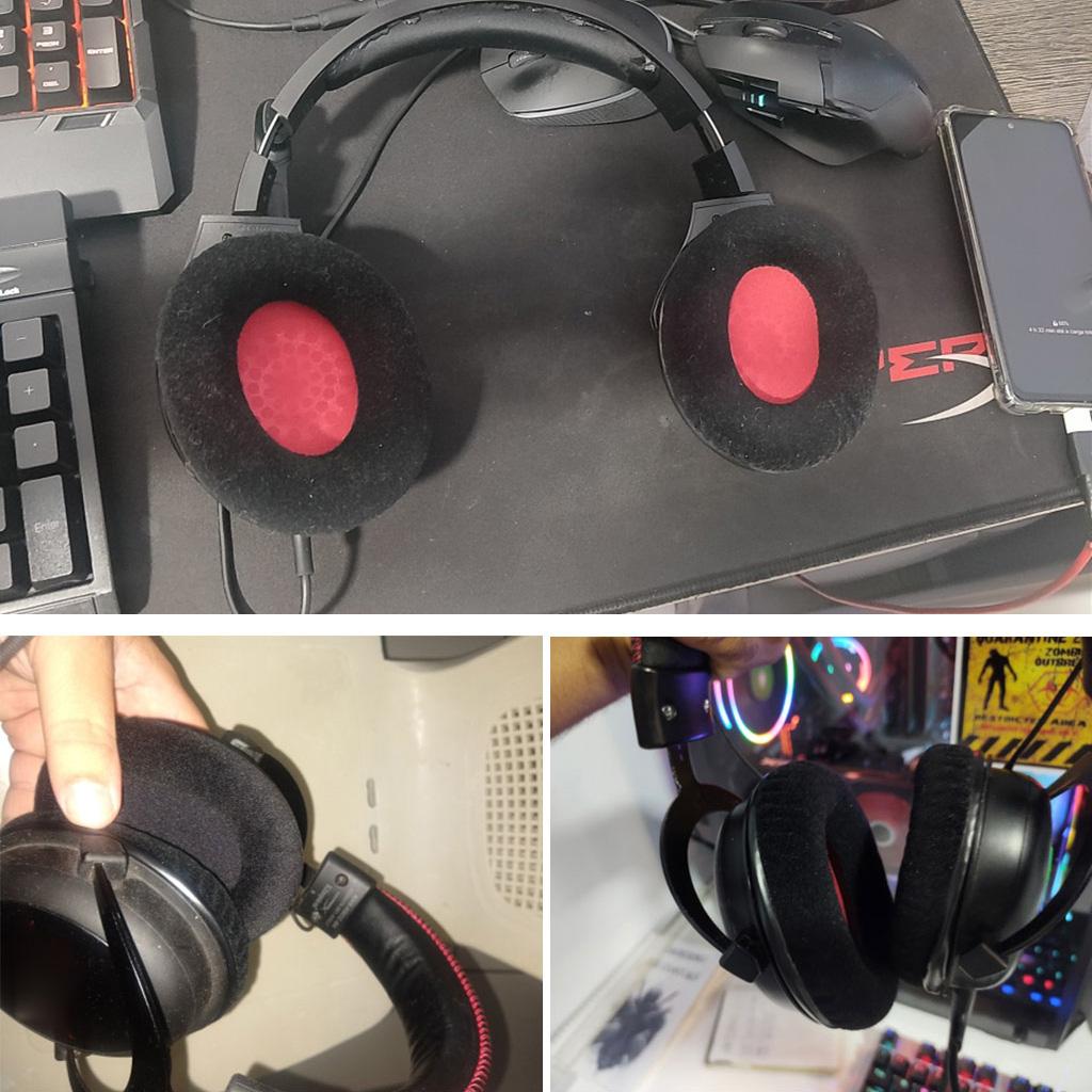 Gaming Headphone Earpad Cushion Cover Breathable for KHX-HSCP Hyper X Cloud II 2 HSCD Soft Earphone Sleeve