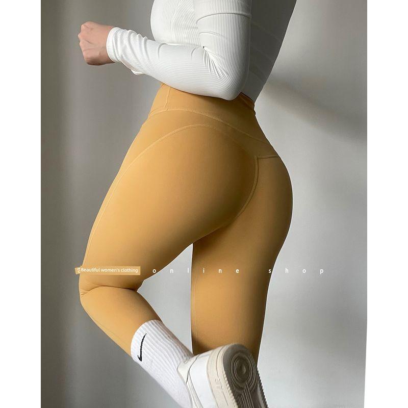 High Waist Hip Lift No Embarrassment Aerobics Belly Contracting Yoga Shorts