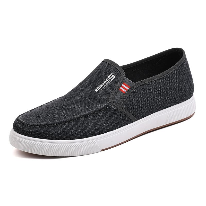 

2024 большие размеры, мужские эспадрильи, осенняя парусиновая обувь, мужские базовые удобные лоферы на плоской подошве, мужские повседневные кроссовки 43 серый