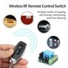 433Mhz 10A Relay Receiver and 2CH Transmitter Remote Control DC 12V 1CH RF Wireless Switch For Door Electromagnetic Lock