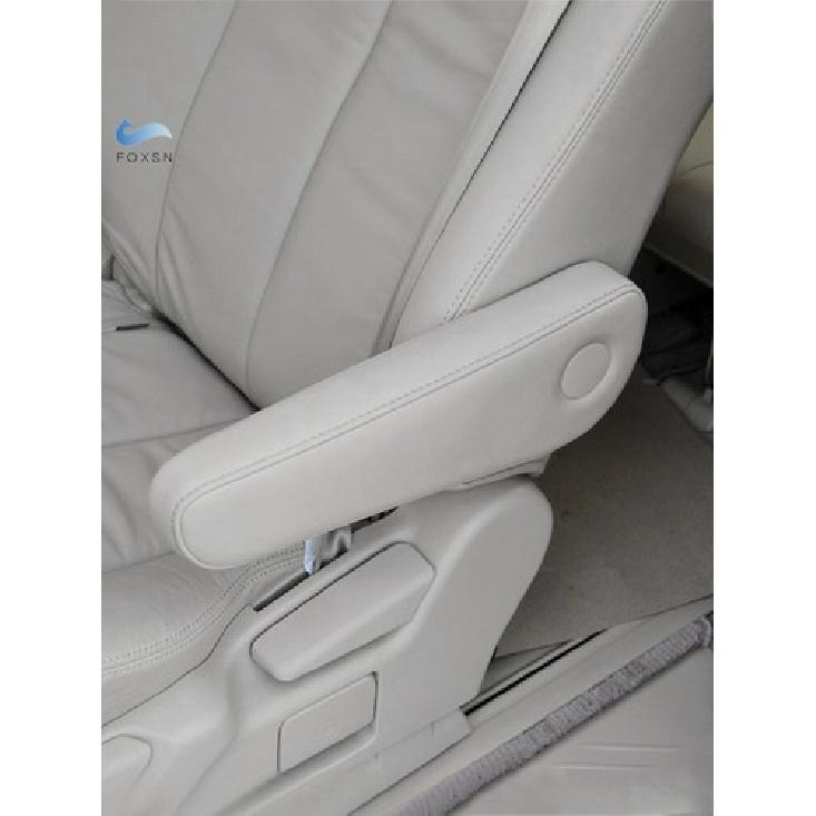 2x Серый Боковой Подлокотник Ручка Кожаный Чехол Для Toyota Previa Estima 06-16