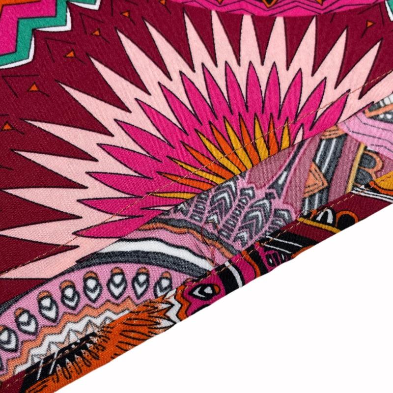 Mode Vintage Print A-Linie Locker Lässige Kleider Damen Puff Langarm Elegant V-Ausschnitt Slim Sexy Kleid Damen Sommer Strandurlaub Kurzes Kleid 25886