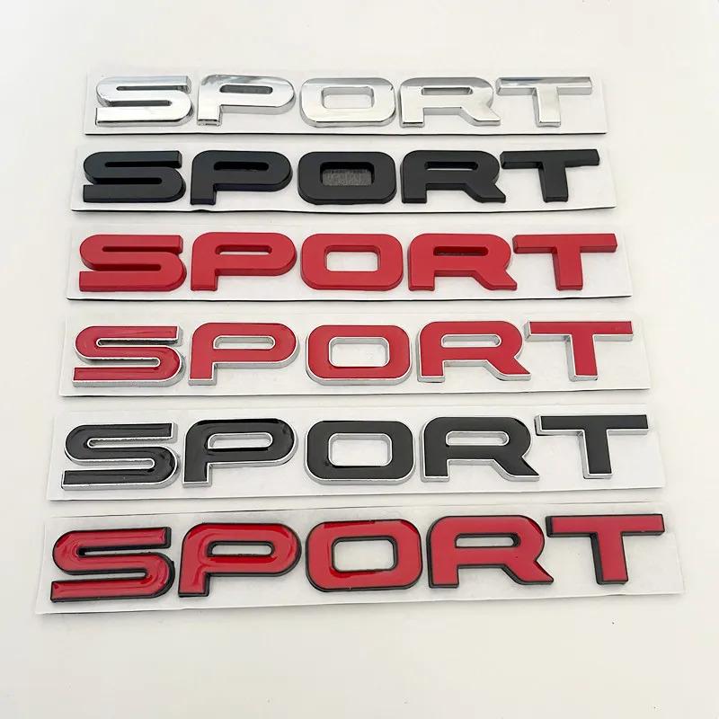 3D Metal Sport Car Rear Trunk Side Fender Emblem Badge Decals Sticker Styling Accessories For Land Rover Discovery Range Rover