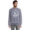 Mens Peace - Love - Music Crew Neck Regular Sweatshirt
