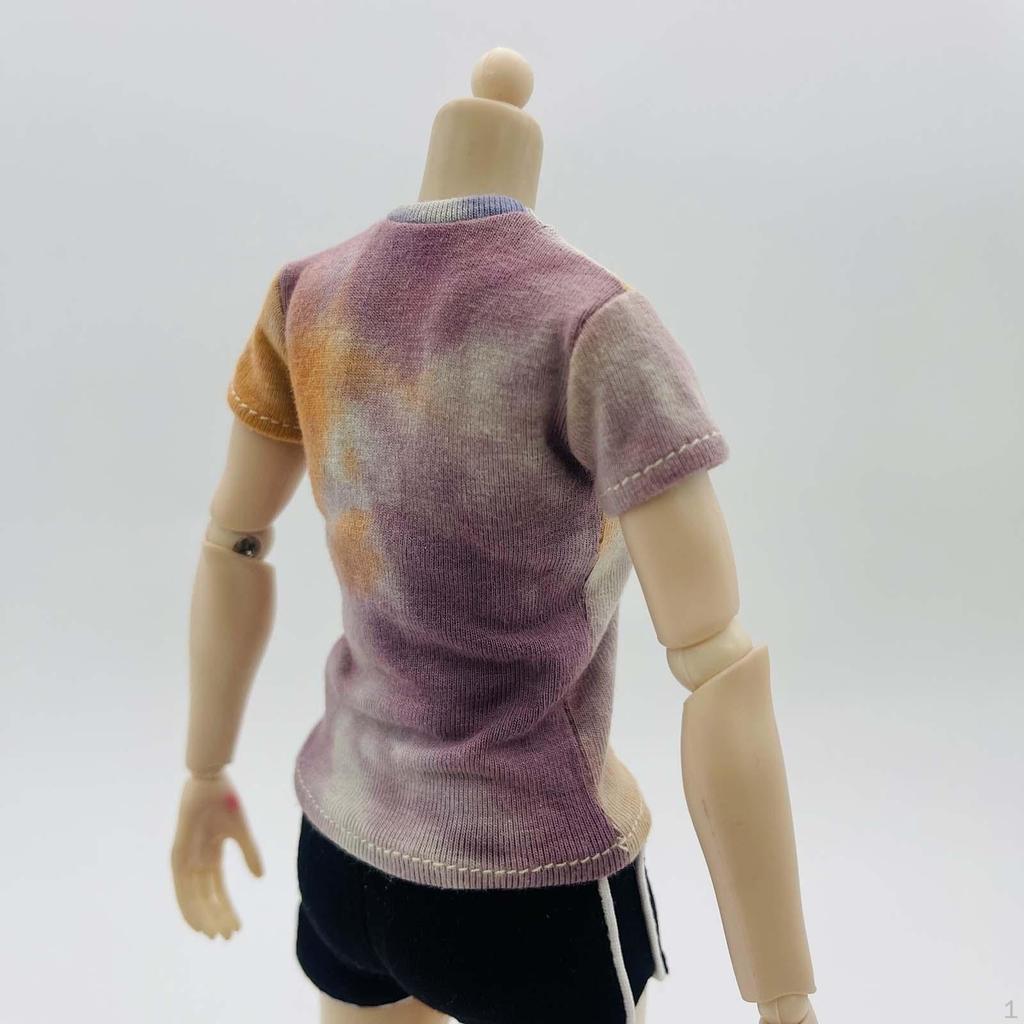 1/6 Female Action Figures T -shirt -costume Decoration Comfortable, Portable, Miniature Clothing,