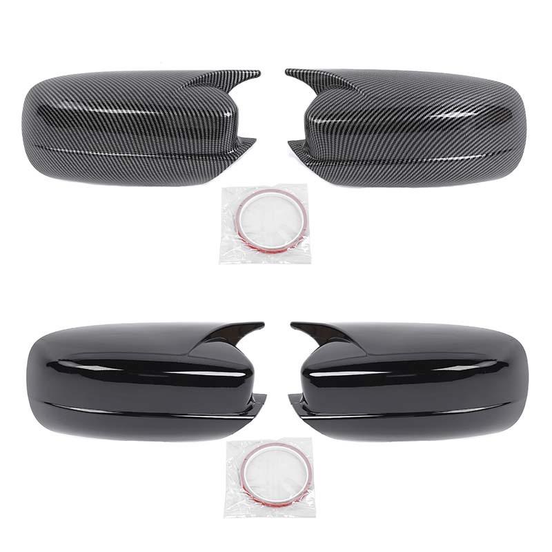 Car Rearview Mirror Decorative Frame Cover For Dodge Charger 2010 Up Car Exterior Accessories , ABS Plastic