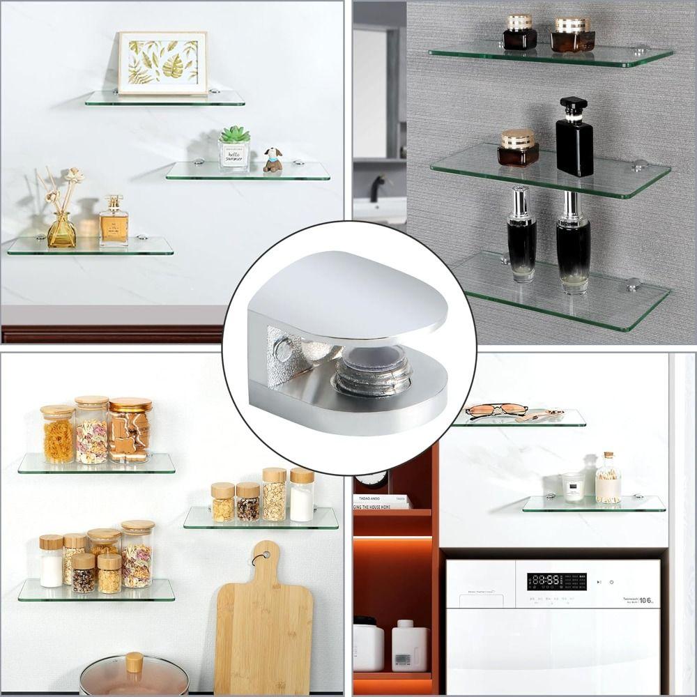 Heavy Duty Railing Holder Adjustable Glass Support Replacement Parts Bathroom Clamp Holder