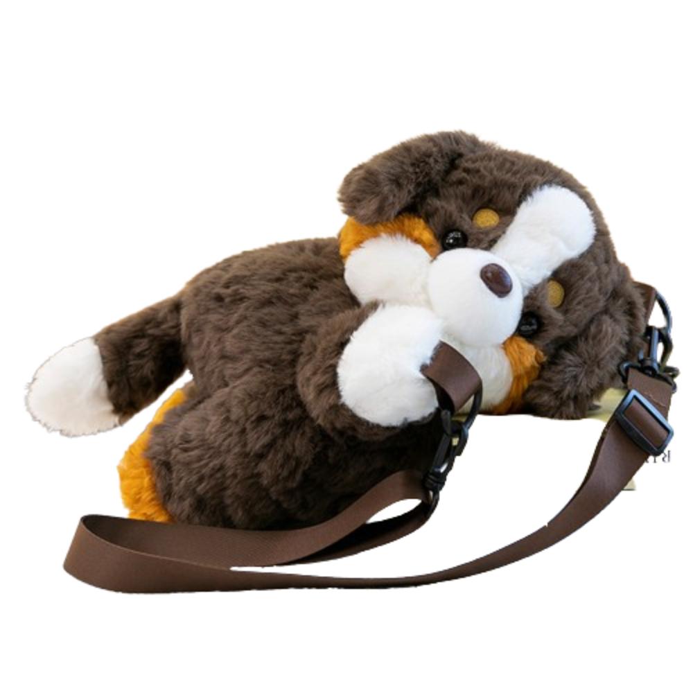 Animals Green Turtle Plush Backpack Phone Bag Cartoon Plush Schoolbag  Lady