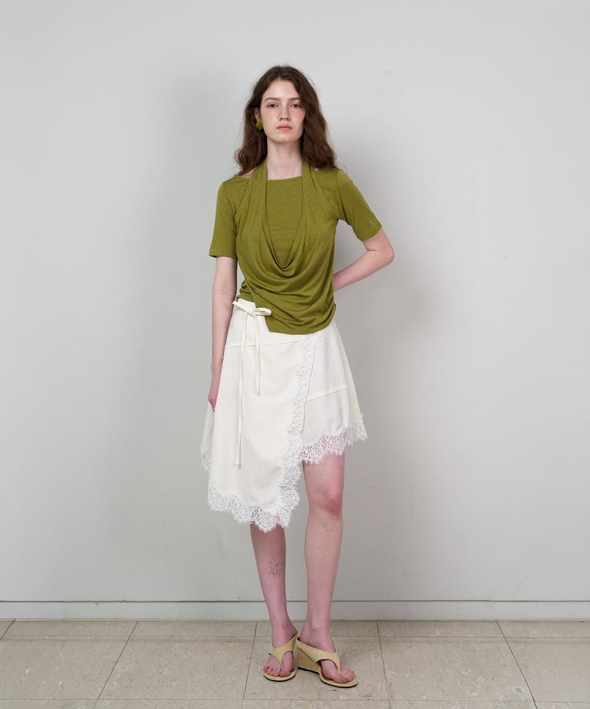 Seuleubi Drape Halterneck Tee_4 Color