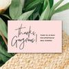 50PCS Thank You Cards Small Business Gift Cards Wedding Thank You Card HK02