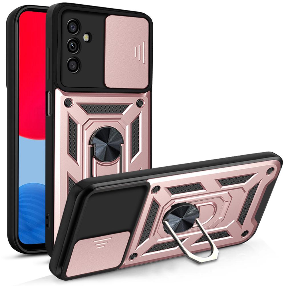 

For Samsung A57 Case Galaxy A56 Cover Galaxy A37 A36 A26 Magnetic Ring Holder Armor Phone Case Slide Camera Protect Back Cover Galaxy A57