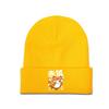 Kawaii Fox Knitted Hat Women's Unisex's Beanie Winter Hat  Warm Melon Cap