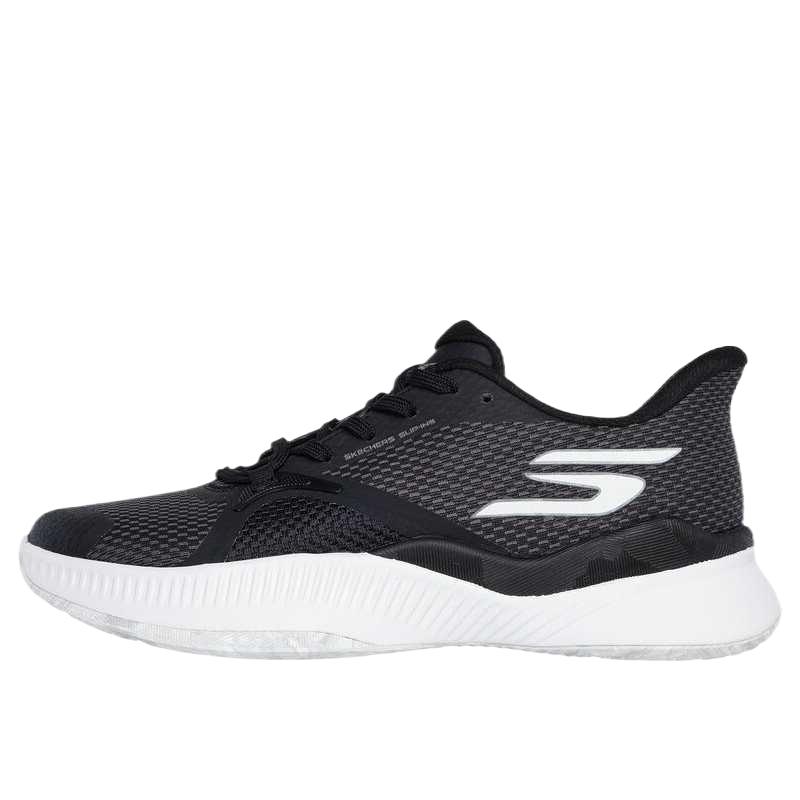 Skechers State Champ Искусственная кожа Модный тренд Простые Универсальные Низкие Кеды Кроссовки Женские Черный Белый 172117-BKW 37