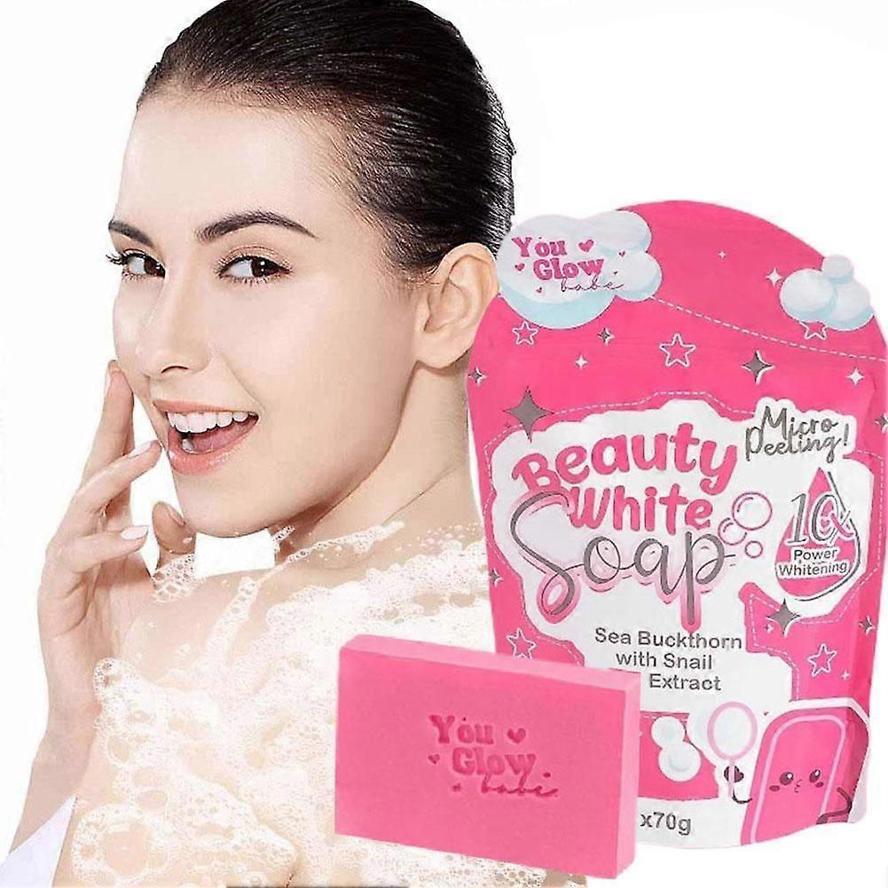 Sapone Beauty White di You Glow Babe, 5 Saponette x 70g