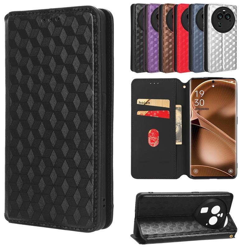 Oppo Find X6 Pro Leather Case: Durable, Multi-Card, Anti-Drop, Stand Feature
