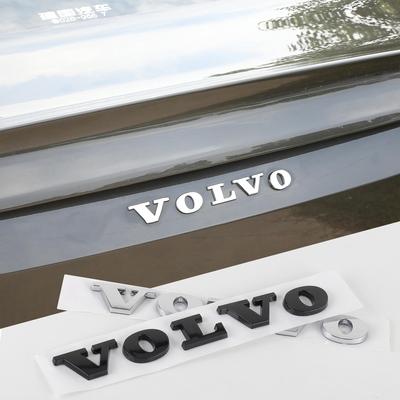 Car Letter Badge Auto Trunk ABS Stickers For Volvo XC40 V70 XC70 C30 C70 Rdesign Xc60 Xc90 V40 V60 S60 V50 V90 S80 C40