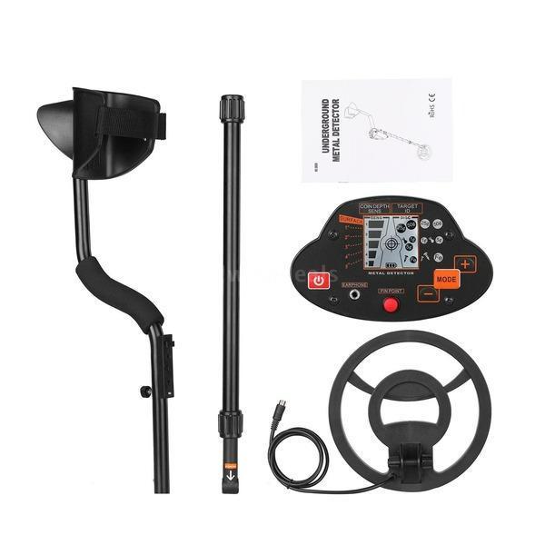 

MD-5030 Металлоискатель с регулируемой чувствительностью, подземный детектор золота, охотник за сокровищами, искатель золота с ЖК-дисплеем, металлоискатель чёрный