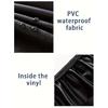 Regenstiefel Schuhüberzug Schwarz Wasserdicht mit Reflektor Hoher Schaft Transparent Schuhe Staubschutzhüllen für Motorrad Fahrrad Regenschutz Männer Frauen