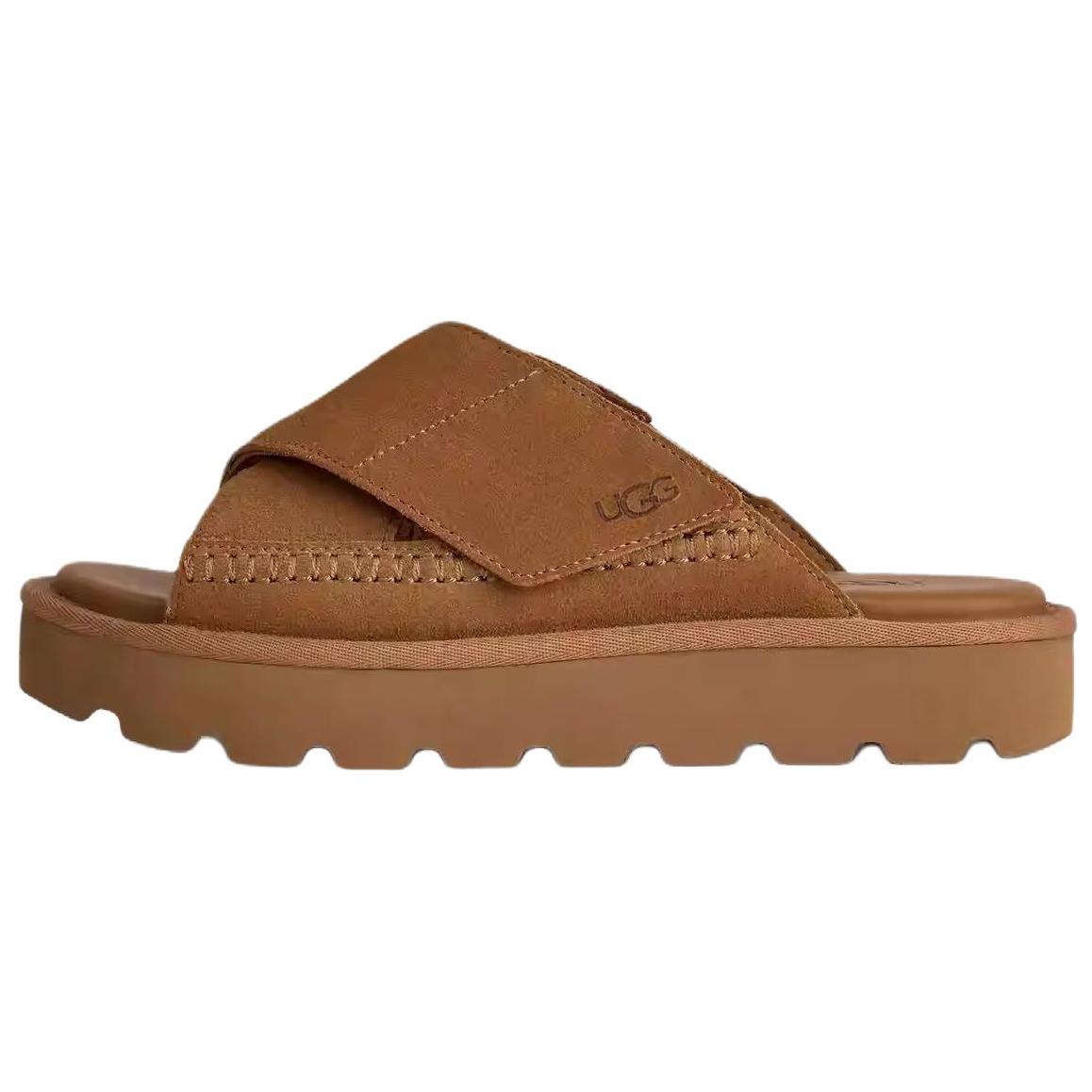 UGG Sungaze Comfortable Simple Slide Sandals Women sandals Brown 1178876-CHE 36