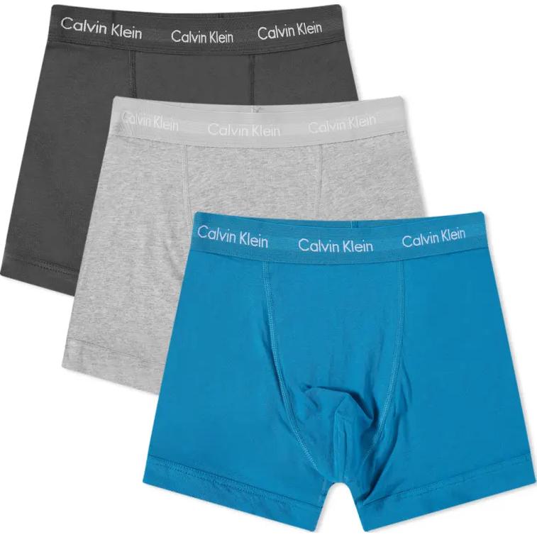 

Calvin Klein Elastic Logo Boxer Briefs 3-Pack Men underwear 0000U2662G-1TK S