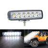 6Led Work Light Bar for Motorcycle LED Lens Spot Headlights 6000k White Super Bright Motorbike SUV ATV Off-road Driving Lamp