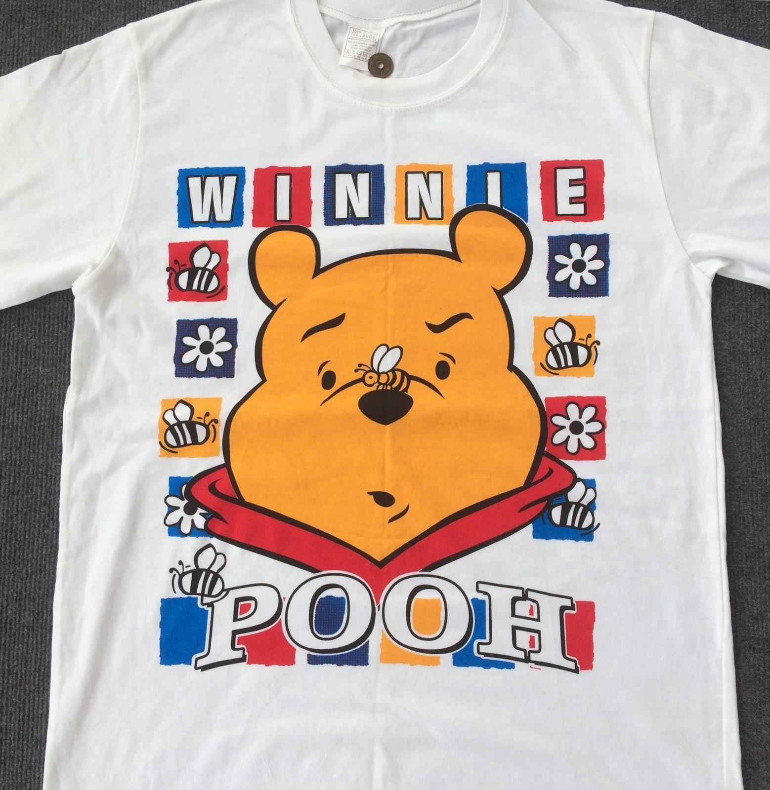 Retro POOH Bear Cartoon Unisex Tee Gift For Fan S-5XL S