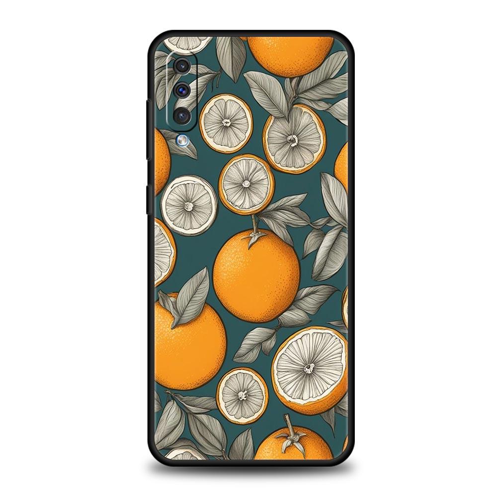 Summer Fresh Fruit Lemon Print Phone Case for Samsung Galaxy A56 A36 A26 A16 A34 A24 A42 A22 A20 A12 A40 A30 A10 Soft TPU Cover