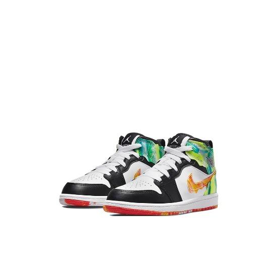 Air Jordan 1 Mid SE PS Drip Children's Sneaker DJ6562-038