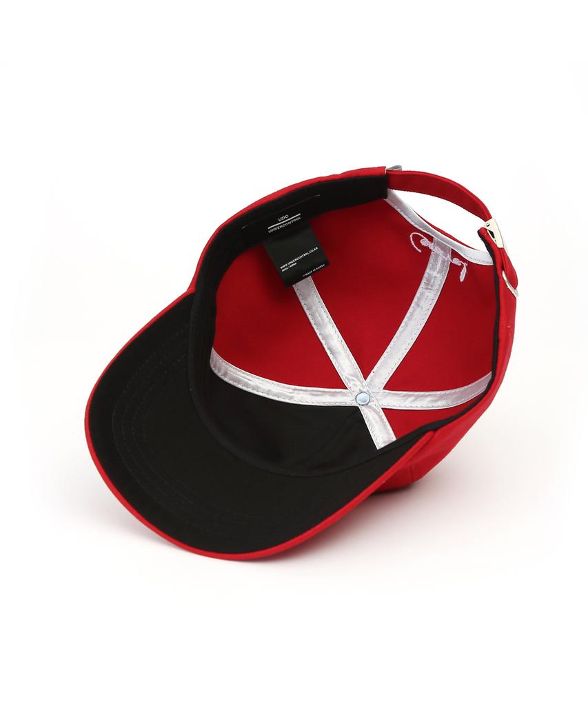 Eondeokeonteulol Cotton Logo Ball Cap Make A Smile / Classic B B / Red
