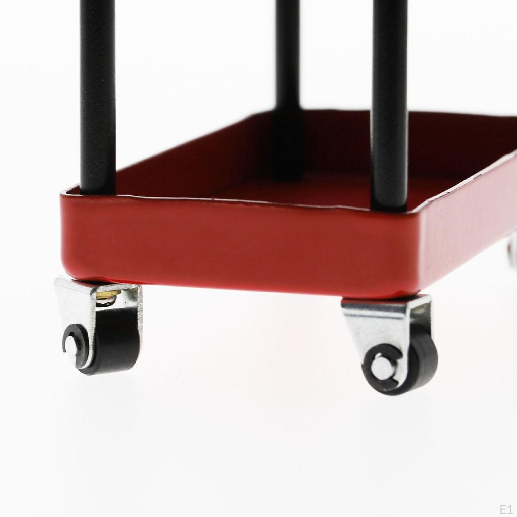 RC Tools Trolley Cars Accessory Toys Tool Rack Cart Double Layer for Vehicle Maintenance Scene Car