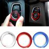 1pcFor BMW1 2 3 4Series X1 F48 F20 F21 F30 F32 F33 F34 F36 F45 F46 Car Engine Start Button Stickers Ignition Key Ring Trim Cover