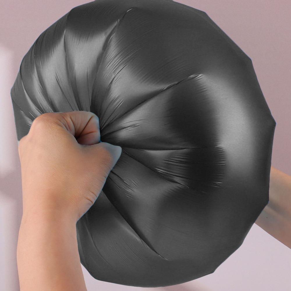 100pcs Black Garbage Bags Thickened Kitchen Waste Bags Practical Flat Mouth Bags Kitchen