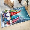 1Pc Christmas Gnome Parade Carpet Rug Soft Washable Antislip Home Living Room Sofa Mats Personalized Christmas Rug