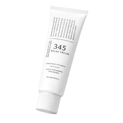 Claravia 345 Relief Cream for Sensitive Skin | Barrier Repair Moisturizing Cream | Hydrating & Soothing Formula for Dry, Irritated Skin | Lightweig