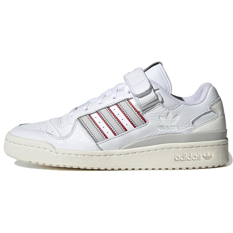 adidas Forum Low  White Grey Red  Men s H03424 EU 44