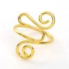 5Pcs Adjustable Knitting Loop Ring Crochet Loop Metal Yarn Guide Finger Holder