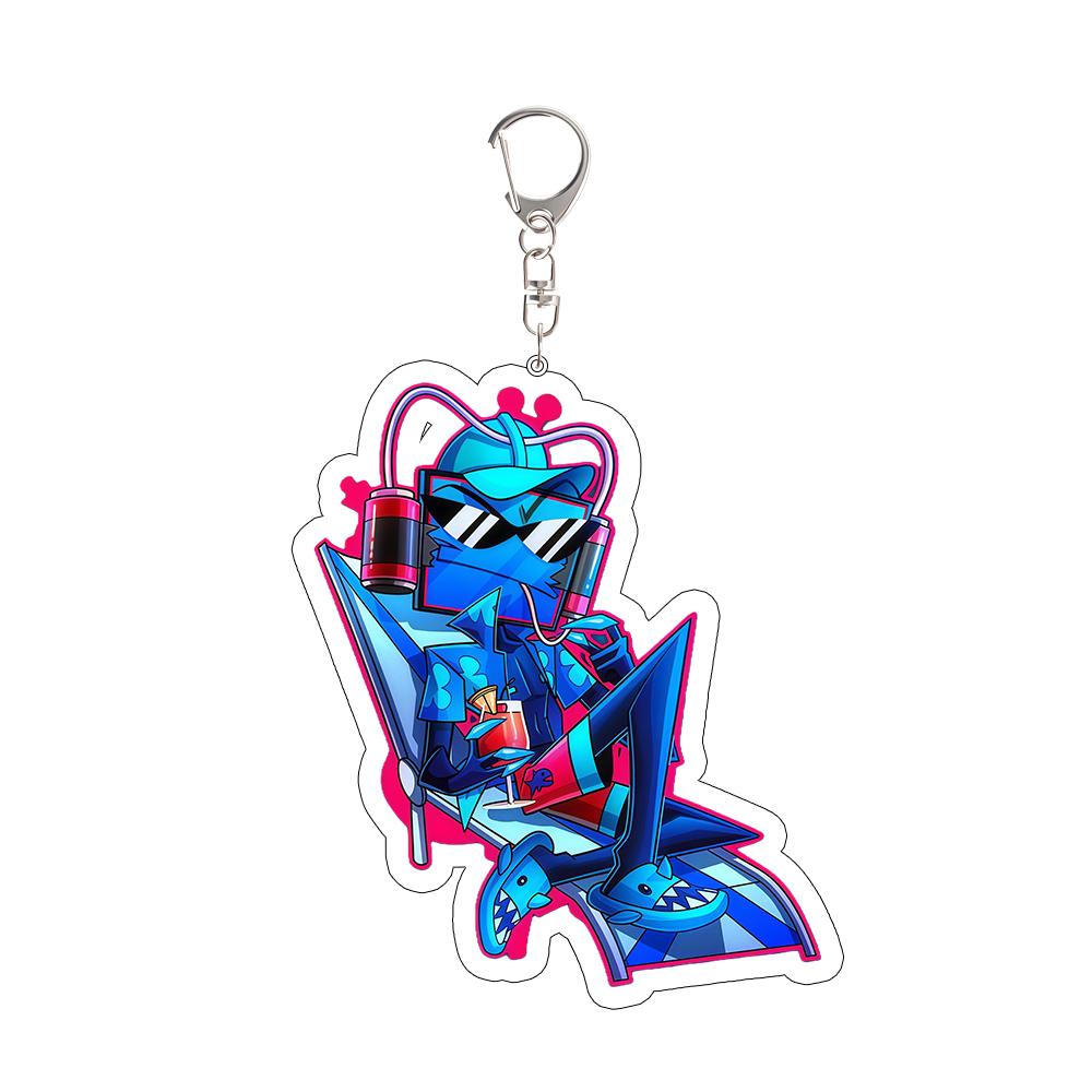 

For Vox Series Anime Peripherals Acrylic Keychain Custom Cartoons Cute Backpack Pendant Accessories Festival Gift