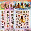 1PCS Tung Tung Tung Sahur Abstract Animal 3D Bubble Stickers Italian Brainrot Funny Cartoon Decals for Scrapbook Suitcase Phone