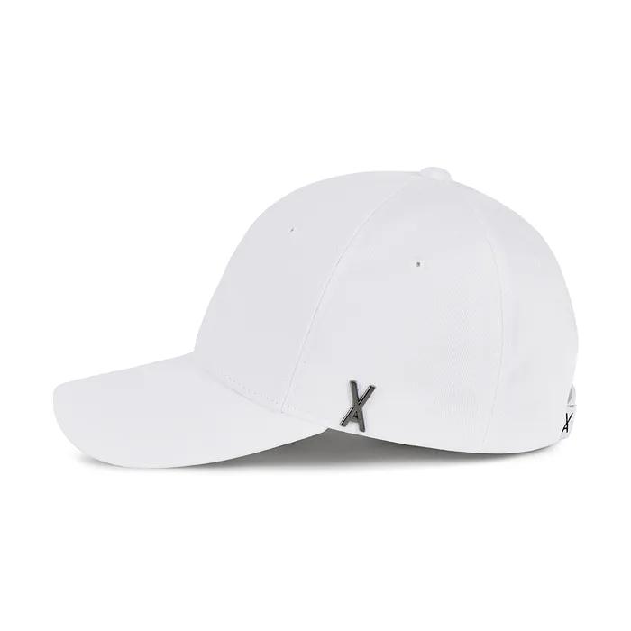 [Gift Wrapping] Studded Logo Oversized Ball Cap White